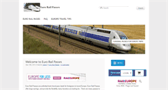 Desktop Screenshot of eurorailpasses.org